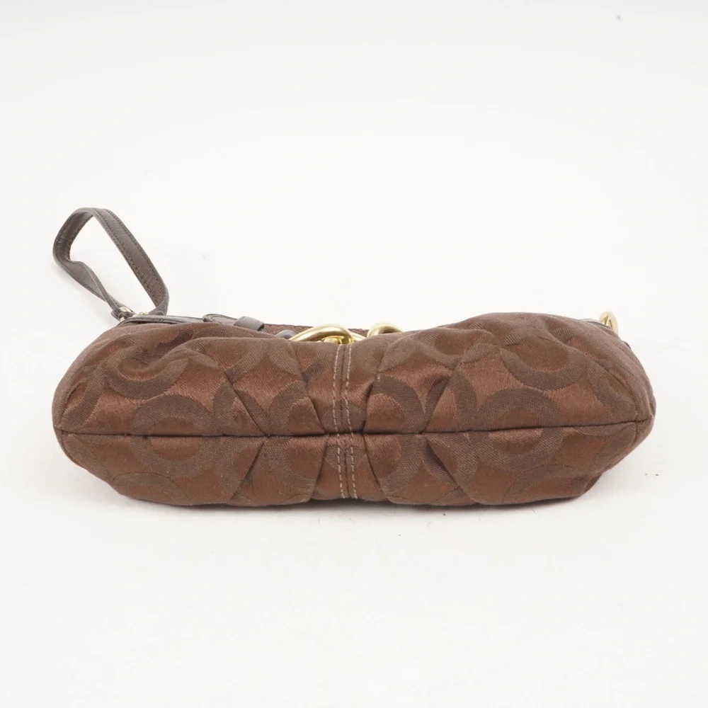 NWT $98 Coach Brooke Op Art Brown/Ebony Wristlet 43105 BBREB - Picture 8 of 12